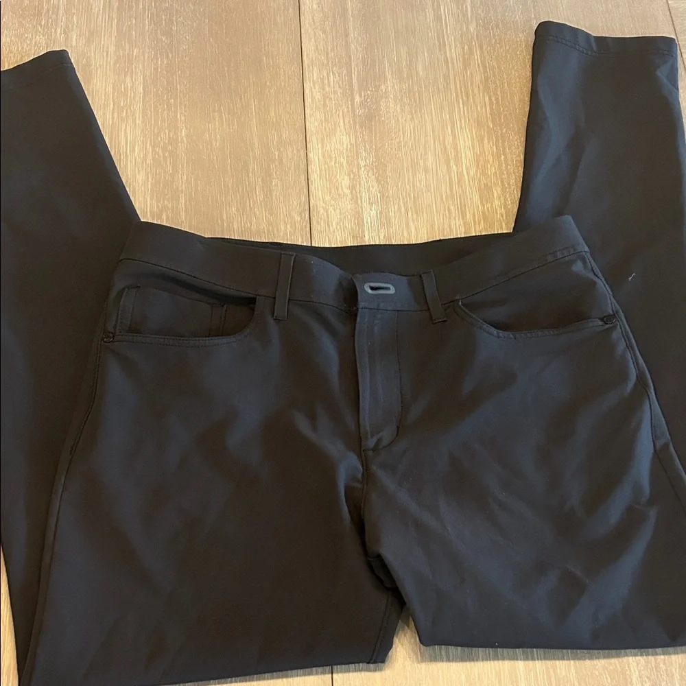 Public Rec Black Pants with Logo‎ Detail dealmaker pants 32 x 34